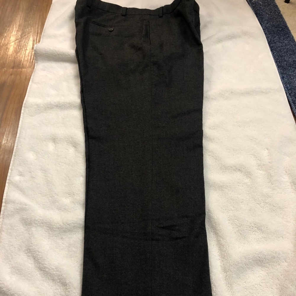 Brooks Brothers charcoal wool pants.